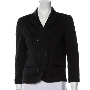 DVF Double Breasted Button Closure Blazer
